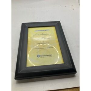 Expedia Black Picture‎ Frame Vacation Memory Insert Display Home Decor